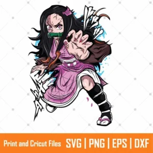 Tanjiro Sister Anime SVG