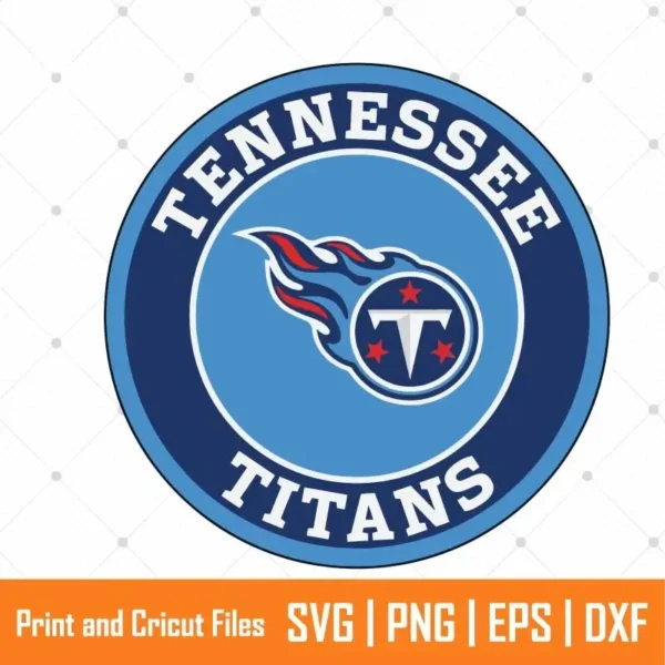 Tennessee Titans Monogram Sports SVG
