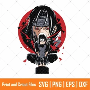Uchiha Superhero Anime SVG