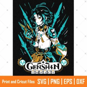 Xiao Genshin Anime SVG