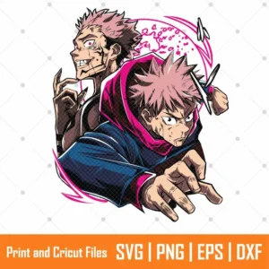 Yuji Itadori Anime SVG