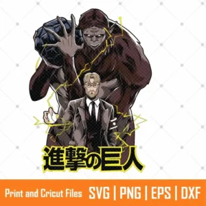 Zeke Yeager Anime SVG