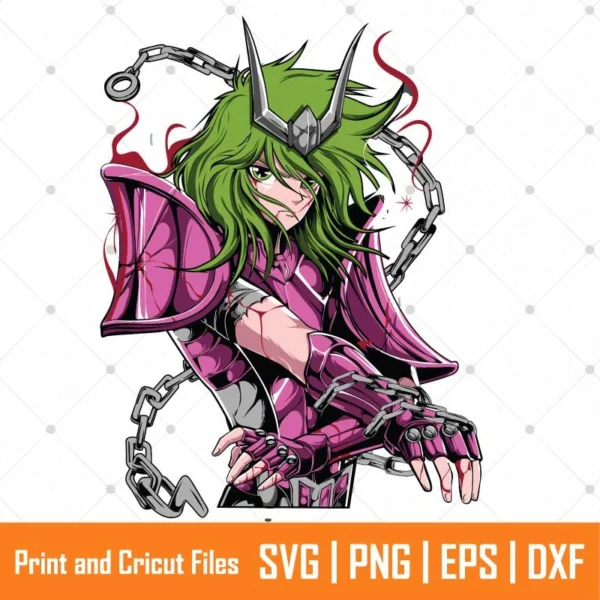 Andromeda Shun Anime SVG