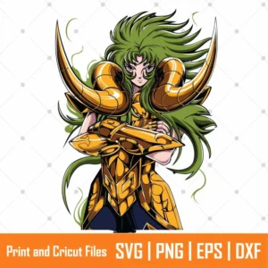 Aries Shion Anime SVG