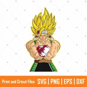 Bardock DBZ Anime SVG