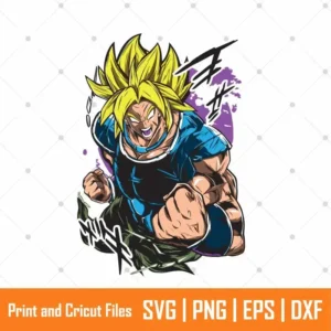 Broly SS Anime SVG