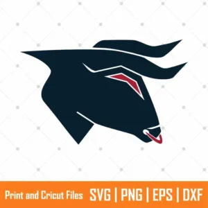 Bull's Head Texans Sports SVG