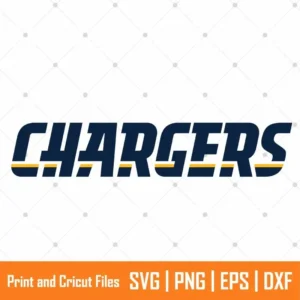 Chargers Font Logo Sports SVG