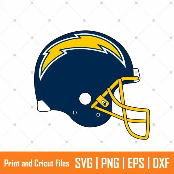 Chargers Helmet Sports SVG