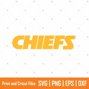 Chiefs Font Logo Sports SVG