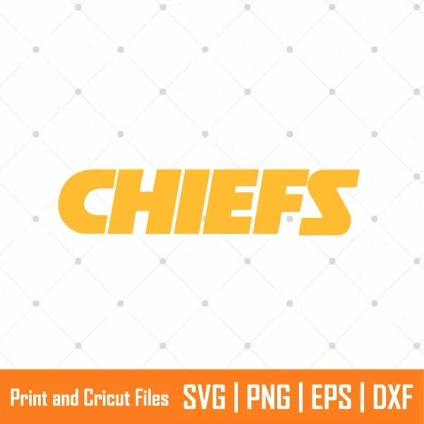 Chiefs Font Logo Sports SVG