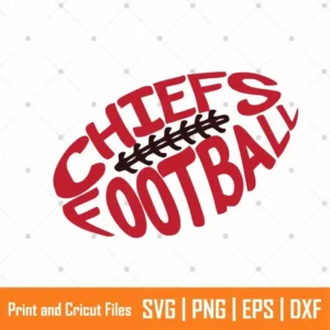Chiefs Football Sports SVG