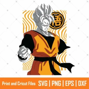 DBZ Protagonist Anime SVG