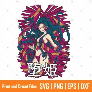 Daki Twelve Kizuki Anime SVG