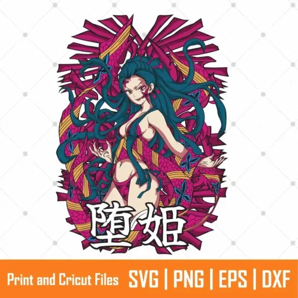 Daki Twelve Kizuki Anime SVG