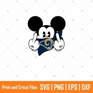 Disney LA Rams Sports SVG