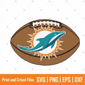 Dolphins Football Sports SVG