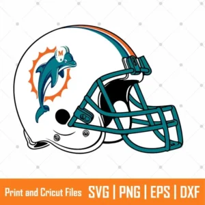 Dolphins Helmet Sports SVG