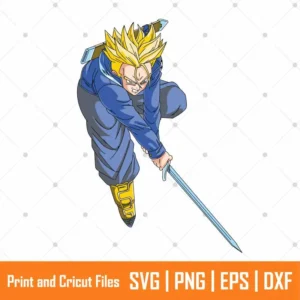 Dragon Ball Trunks Anime SVG