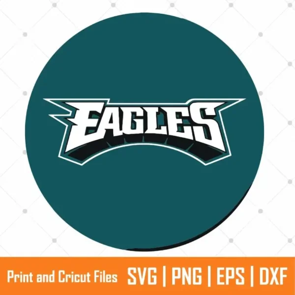 Eagles Kelly Green Sports SVG