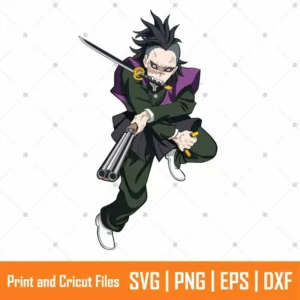 Genya Demon Slayer Anime SVG