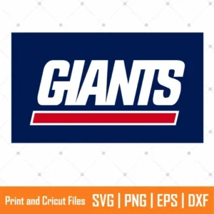 Giants Football Sports SVG