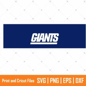 Giants Football Team Sports SVG
