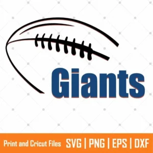 Giants NFL Sports SVG