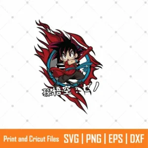Gine Son DBZ Anime SVG