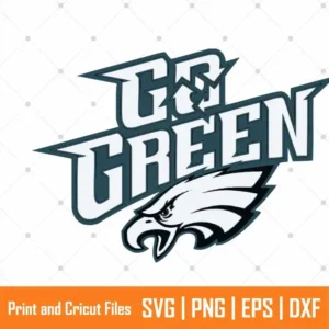 Go Green Eagles Sports SVG
