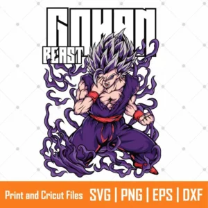 Gohan Beast Anime SVG