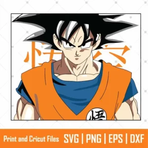 Goku Manga DBZ Anime SVG