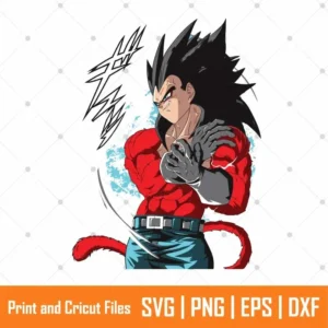 Goku Rivalry DBZ Anime SVG
