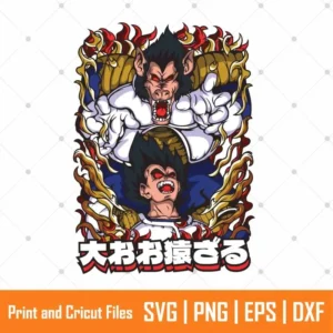 Great Ape DBZ Anime SVG