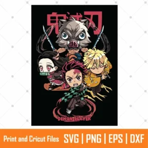 Hashira Demon Slayer Anime SVG
