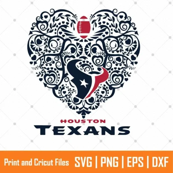 Houston Texans Love Sports SVG