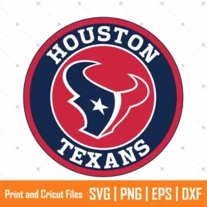 Houston Texans Mascot Sports SVG