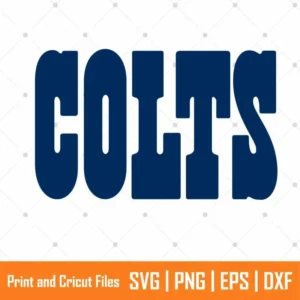 Indiana Colts Font Sports SVG
