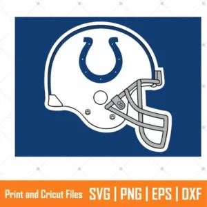 Indiana Colts Helmet Sports SVG