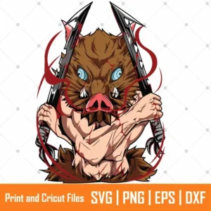 Inosuke Demon Crops Anime SVG
