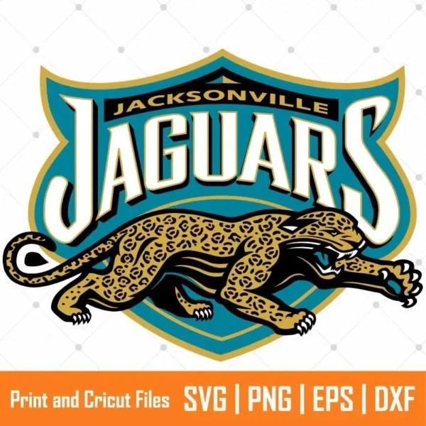 Jaguars Monogram Sports SVG