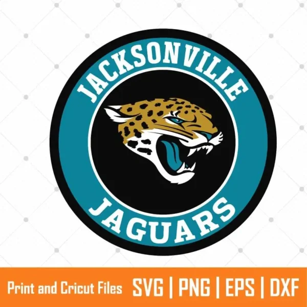 Jaguars Monogram Sports SVG