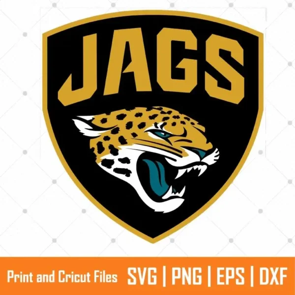 Jaguars Shield Sports SVG