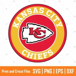 KC Chiefs Logo Sports SVG