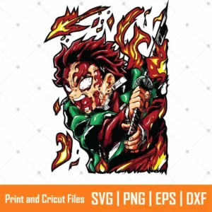 Kamado Demon Slayer Anime SVG