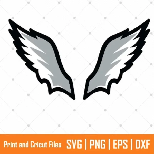 Kelly Green Wings Sports SVG