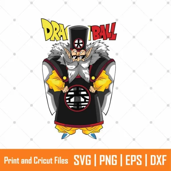 King Piccolo DBZ Anime SVG