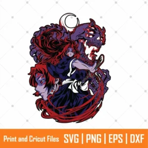 Kokushibo Demon Slayer Anime SVG