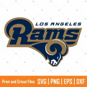 LA Football Rams Sports SVG