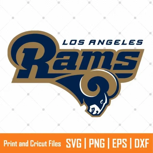 LA Football Rams Sports SVG